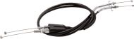 Cablu accelerație vinil negru - tragere/împingere - KTM/Husqvarna MOTION PRO 02-0623