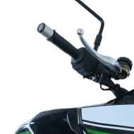 Slidere R&G RACING pentru capăt de ghidon, negre, pentru Kawasaki Versys 1000
