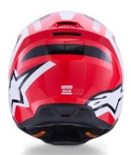 Κράνος μοτοκρός ALPINESTARS SM3 ΘΕΡΜΟΚΡΑΣΙΑ ΚΟΚΚΙΝΟ/ΛΕΥΚΟ/ΜΑΥΡΟ