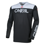 Tricou motocross O'NEAL HARDWEAR ELITE NEGRU/ALB V.26