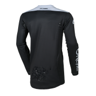 Tricou motocross O'NEAL HARDWEAR ELITE NEGRU/ALB V.26