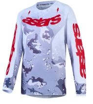 Παιδική φανέλα motocross Alpinestars FLUID LONE CAM/WHT/RD