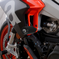 Protecții de protecție R&G RACING Aero Crash Negre - Aprilia Tuono 660 22-24