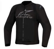 Μπουφάν μοτοσικλέτας ALPINESTARS SMX AIR ΜΑΥΡΟ/ΑΝΘΡΑΚΙ