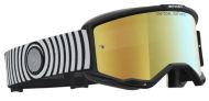Motocross goggles ALPINESTARS VISION 5 HONE BLK WHITE MIR MIRROR-GOLD