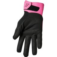 THOR WOMEN'S SPECTRUM FLO PINK/BLACK women's motocross gloves