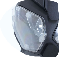 Apărătoare far din sticlă R&G RACING Apărătoare far Triumph Speed Triple 1200RR 22-24