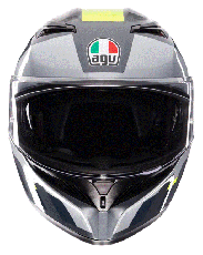 CASCA AGV K3 SHADE GR/GALBEN FLUO