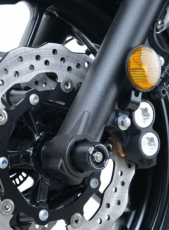 Axle Crash Plugs R&G RACING Black Fork Protection Yamaha XSR700 16-22
