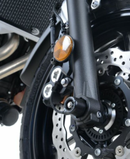 Axle Crash Plugs R&G RACING Black Fork Protection Yamaha XSR700 16-22