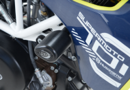 Protecții de protecție R&G RACING Aero Crash Negre Husqvarna 701 Supermoto