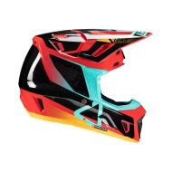 Casca motocross LEATT Kit Moto 7.5-Red V25
