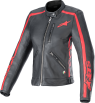Jachetă de piele pentru femei ALPINESTARS Stella DYNO B/R