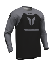 Motocross Jersey THOR RIDEMODE MENACE BLACK