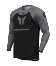 Motocross Jersey THOR RIDEMODE MENACE BLACK
