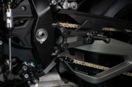 Rear footrests FXR matte black BMW GILLES FXR2-BM01-BD