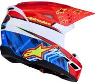Мотокрос каска ALPINESTARS SM3 FALCON RED/WHT/BLU