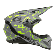 Helmet O'NEAL 1SERIES SPLASH GRAY/NEON YELLOW