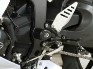 Dopuri de protecție R&G RACING Aero Crash Protectors Albe Kawasaki ZX6R 636 13-25