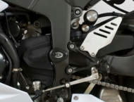 Dopuri de protecție R&G RACING Aero Crash Protectors Albe Kawasaki ZX6R 636 13-25