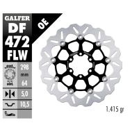 Galfer WAVE FLOATING (C. STEEL) 298x5mm DF472FLW Πλωτός δίσκος φρένου εμπρός/πίσω