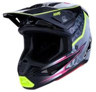 Мотокрос каска ALPINESTARS SM7 BLASTER BLK/GRY/YLW