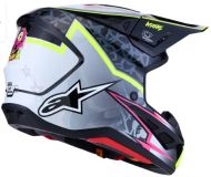 Мотокрос каска ALPINESTARS SM7 BLASTER BLK/GRY/YLW
