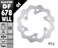 Disc frana spate Galfer WAVE FIXED SOLID DF678WLL