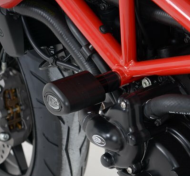 Protecții de protecție R&G RACING Aero Crash Protectors Negre Ducati Hypermotard 821 13-16 / 939 16-18 / Hyperstrada 939 16