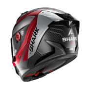 Каска SHARK AERON MEKARIUM BLACK/RED//WHITE