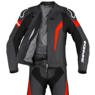 PIELE MOTOCICLETĂ TEAM SPIDI LASER TOURING Roșu/Negru 2BUC