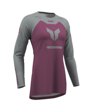 Women's motocross jersey THOR RIDEMODE MENACE PURPLE/GRAY