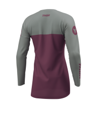 Women's motocross jersey THOR RIDEMODE MENACE PURPLE/GRAY