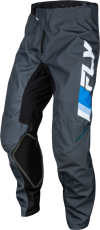 Pantaloni de motocross FLY RACING Kinetic Prix pentru copii - Albastru strălucitor/Carbune/Alb