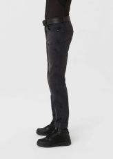 Мото дънки PANDO MOTO ROBBY BLACK LONG- Slim-fit Cordura®