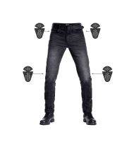 Мото дънки PANDO MOTO ROBBY BLACK LONG- Slim-fit Cordura®
