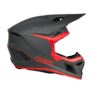 Cască motocross O'NEAL 3SERIES E-STROKE GRI/ROȘU