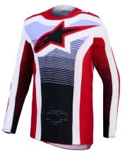 Φανέλα Motocross ALPINESTARS TECHSTAR MAVEN ΚΟΚΚΙΝΟ/ΛΕΥΚΟ/ΜΑΥΡΟ
