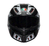 CASCĂ AGV K3 - RIVIA NEGRU MAT/ALB