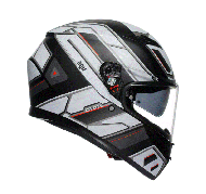 CASCĂ AGV K3 - RIVIA NEGRU MAT/ALB