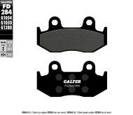 Μπροστινά/Πίσω Τακάκια Μοτοσικλέτας Galfer SEMI METAL FD284G1054