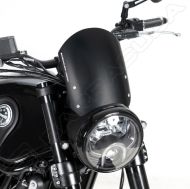 Mică neagră pentru motocicletă clasică din aluminiu BARRACUDA Benelli Leoncino