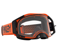 Ochelari de protecție motocross OAKLEY Airbrake MX portocalii B1B transparenti