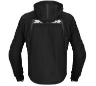 Geacă moto textilă SPIDI HOODIE WARRIOR H2OUT NEGRU