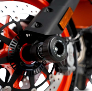 Προστατευτικά πιρουνιού R&G RACING CFMOTO 800MT / HUSQ NORDEN 901 για τάπες ασφάλισης άξονα