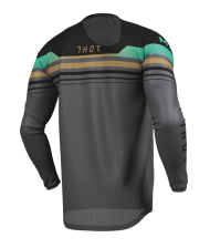 Motocross jersey THOR LAUNCHMODE VENTED RAPTOR BLACK/CHAR