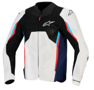 Geacă textilă ALPINESTARS AST AIR V3 ARGINTIU/ALBASTRU/ROȘU