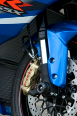 Προστατευτικά πιρουνιού R&G RACING σε μαύρο χρώμα για Suzuki GSX-R 1000