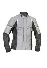 Geacă de motocicletă textilă Lindstrands Backafall Gri/negru