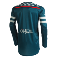 Tricou Motocross O'NEAL SQUADRON V.22 TEAL/GREY